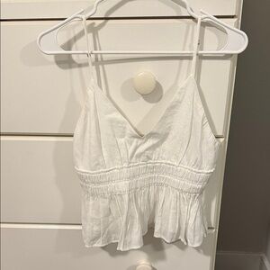 Cotton Candy White Camisole Top